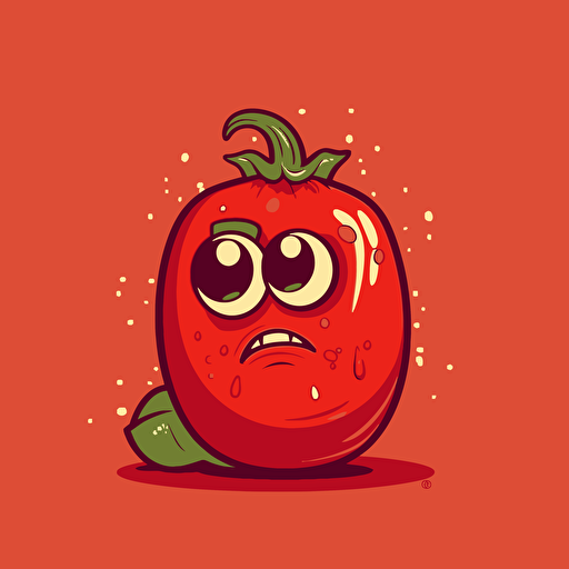 Why did the tomato turn red? Because it saw the salad dressing!, vector,