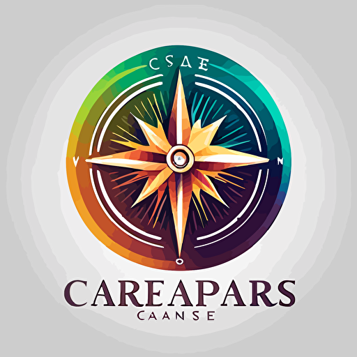 vector logo for a company called care compass