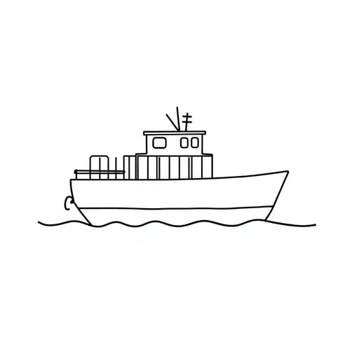 a container boat