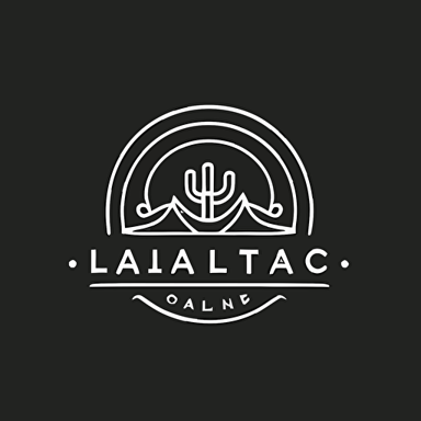 a mexican lifestyle logo, 1mm thick line drawing logo, minimalist line logo, creative logo, 2d logo, flat logo, vector logo, vector logo, modern logo, white logo