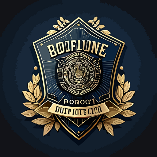 vector logo for police department