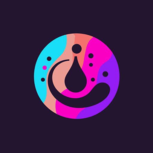 very simple vector logo of a TV streaming company