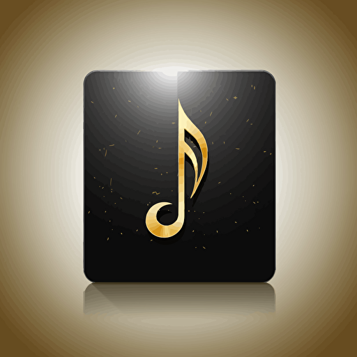 music icon, vector
