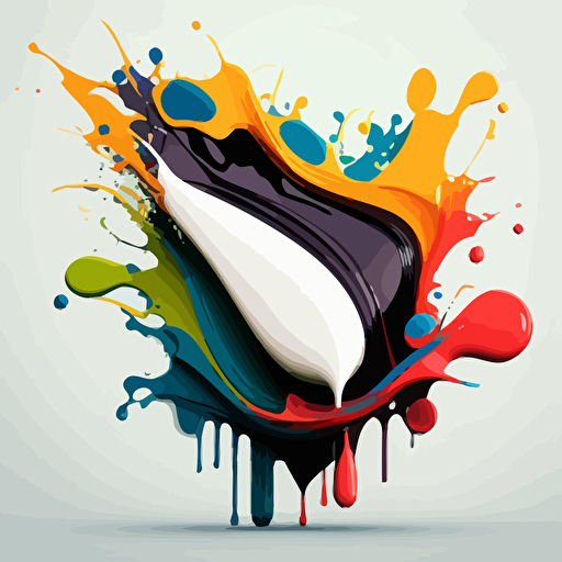 splash vector oblong