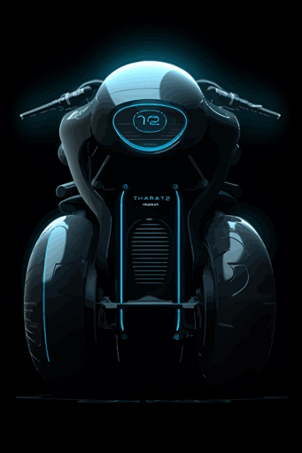 tron legacy motor bike, minimalistic vector,