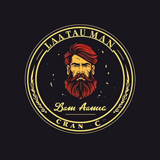 an emblem logo of a smoking cigar, simple, vector
