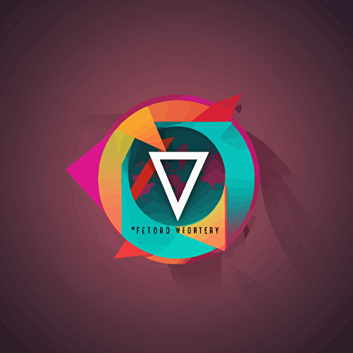 7th world vector logo design
