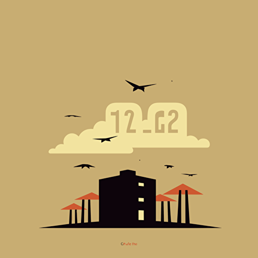 Create a modern minimalist logo of a bar called the 216 club, vector 2 color, Saul Bass,