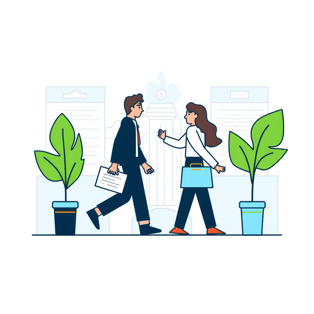 people walking in a college 