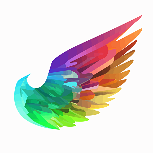 ogo, vector, wing at a chatbox flying, with this colors #002e5e, #b0b91b, #fdb814