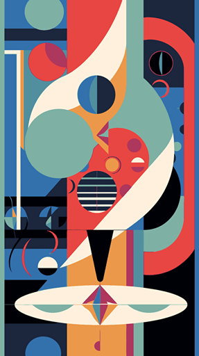 table tennis and kicker, retro look, geometric shapes and abstract patterns in the background, vector