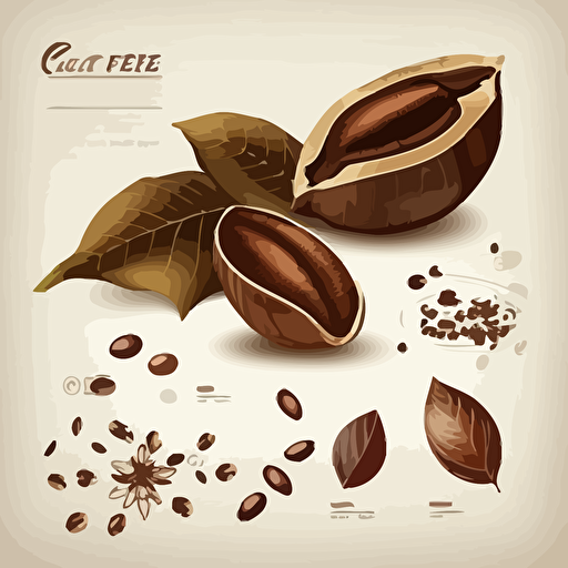 coffee bean vector elements