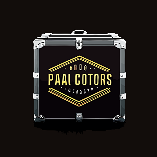 custom road cases logo, professional design, adobe illustrator, modern, powerfull, vector, award winning design, high quality, minimalistic