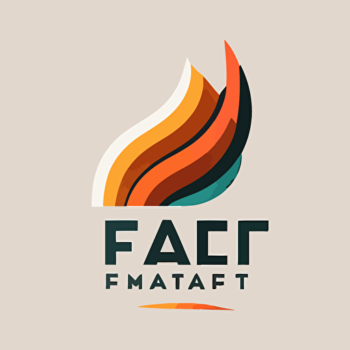 simple flat vector logo