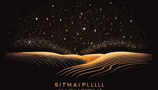 starfield, outer space, minimalistic, vector