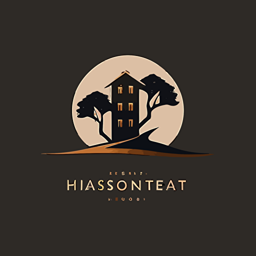 a logo for a property management company. no text. minimalist. vector.