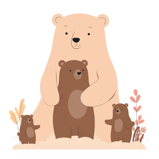 a family of bears