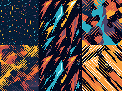 2 tone vector patterns modern sharp fluid lightning