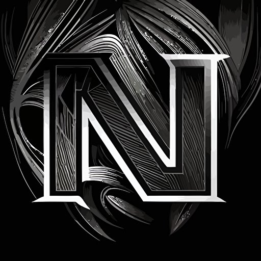 letters g-m-g, logo,vector, clean and modern, black