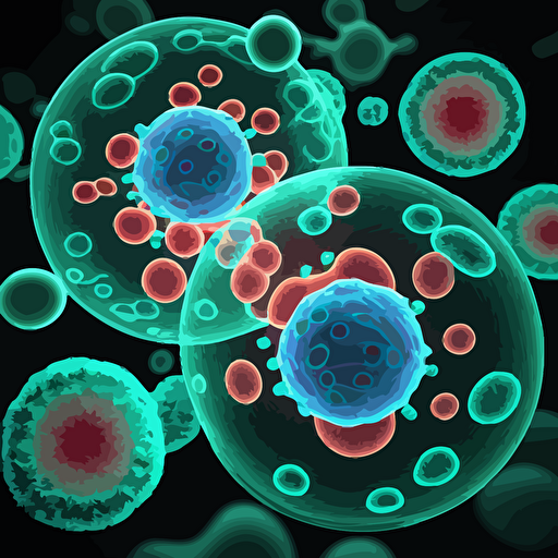 human cd34+ cells being transduced with a lentiviral vector for the purpose of gene therapy
