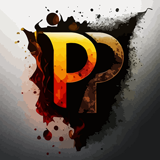 a double P logo, vector