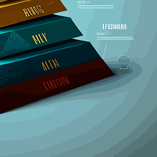 success pyramid, vector illustration