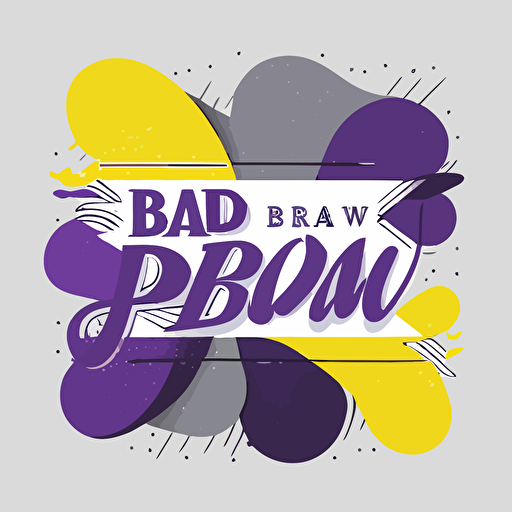 Modern, vector, no text, illustration of be brave to follow your dream and business. In colors purple, yellow, gray and white background.
