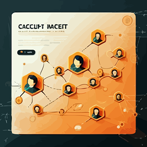 create small vectors for a web page with the theme of connecting users together