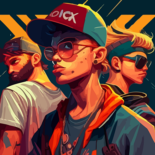 muchos vectores y2k style, fondo liso