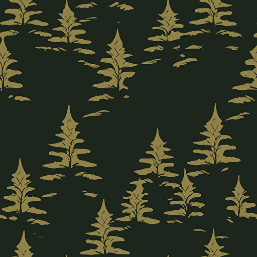 vector pine tree pattern 2D repeating wallpaper
