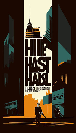 1970s bank heist movie title sequence, in the style of saul bass, vector art, contemporary and post modern interpretation, crime, thriller.