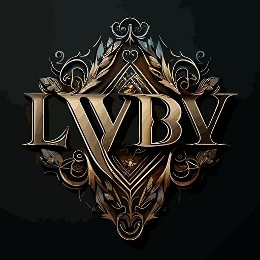 a logo vectorized for the name 'LVRBOI'