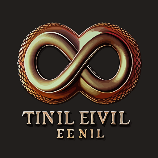 an emblem logo for Infinity Jewel, no shading, simple, vector, Paul Rand, style