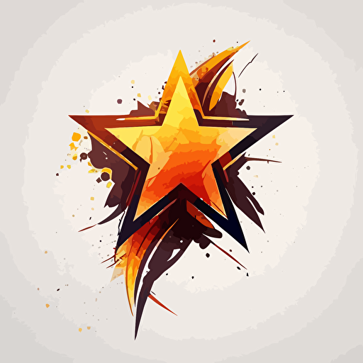 logo, vector, star