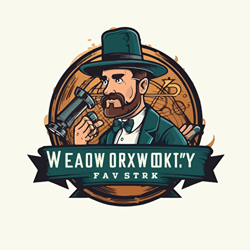 2d vector logo of an advisory company called expert works