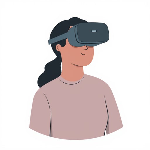 a person with vr headset 