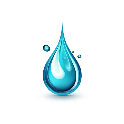 Vector Logo, drop of water