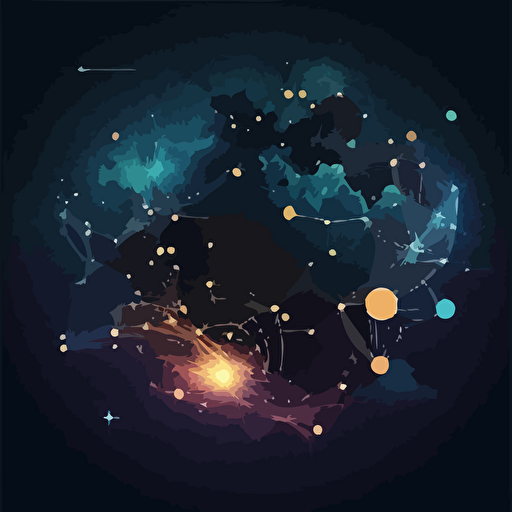constellation background vector, creativemarket, istock