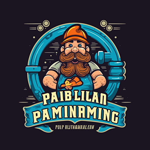 plumbing business Logo, vector