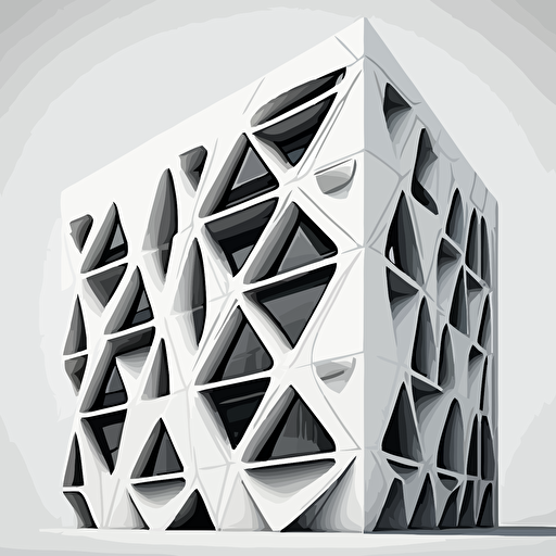 ventilated facade, finishing material, scheme, medium contrast, no burn highlights, flat white background, octane render, v-ray , vector art,