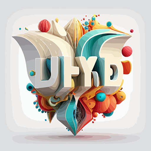 vector for creative education, white background, 4th dimension, ultra detailed, unreal engine, fantasy