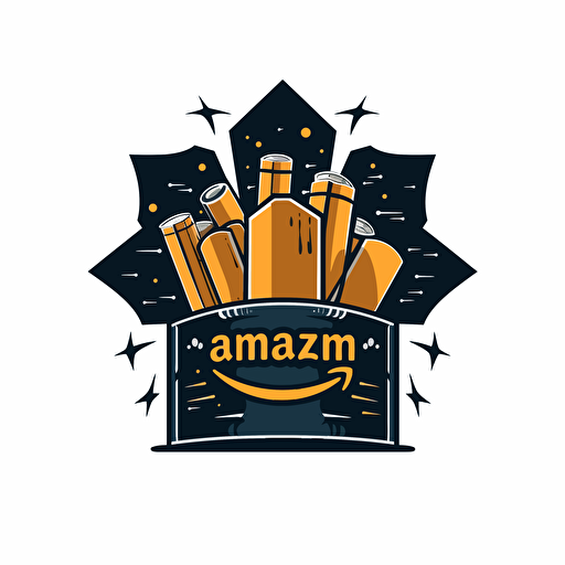 a vector logo for a business specialising in advertising on amazon
