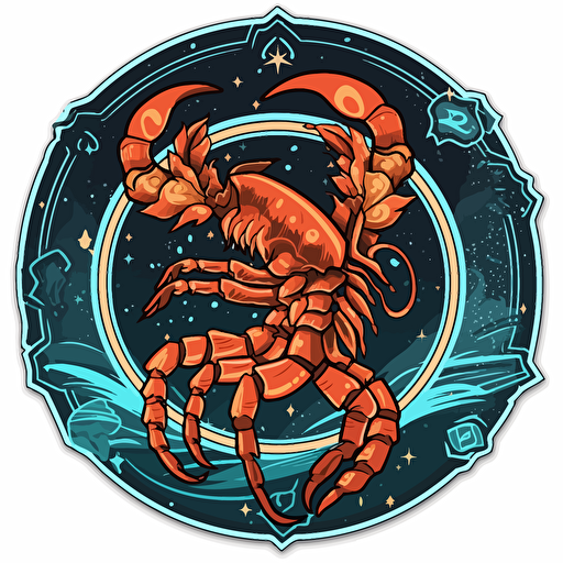 Scorpio vector sticker