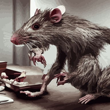 highly detailed photographic render humanoid rat creature eating man living room ratman watching tv gore blood rat man horror sci fi horro science fiction biology horror cinematic cinematic horror cinematic lighting cinematic scene cinematic render film horror film beautifully lit ray traced octane 3d render octane render unreal engine