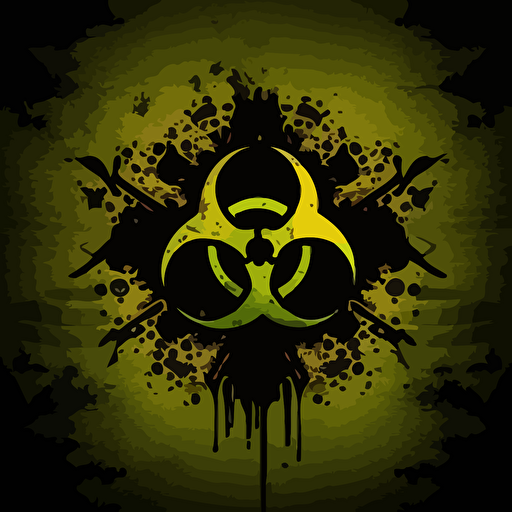 a biohazard desktop wallpaper background vector