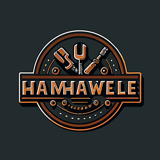 Hardware tools simple vector logo