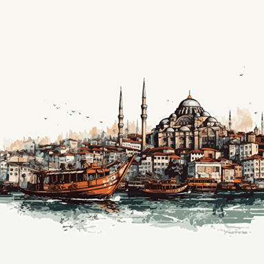 vector istanbul png, bosphorus ar 1:1
