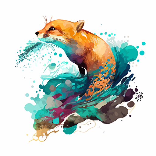 arm animal vector water color