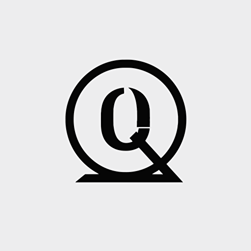 monogram "OSMIQUE", simple, black font, white background, vector logo, simple, minimilistic, flat 2d