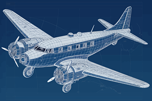 lockheed 10 electra vector, minimalistic, made with one line, blueprint style, modern, symbolic, minimalistic, technical drawing,